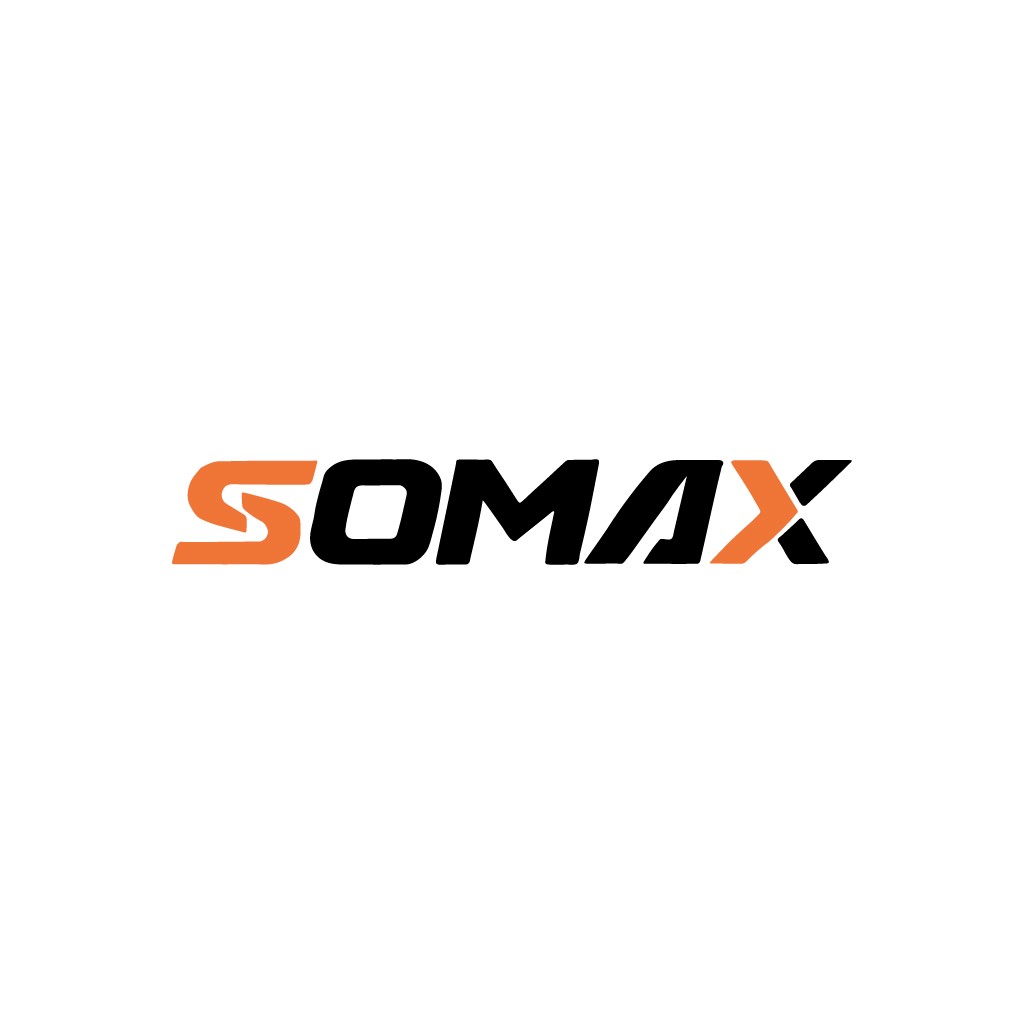 SOMAX logo设计:现代简约风格