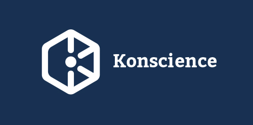 Konscience logo设计:简约科技感标识