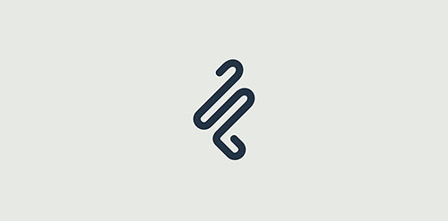 简约线条logo设计