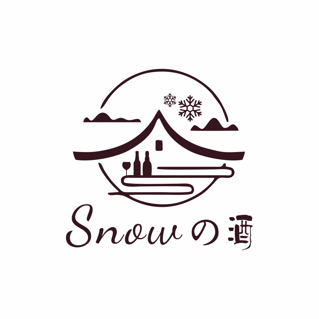 雪之酒庄logo设计