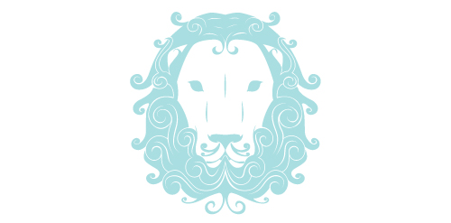 狮子头像logo设计