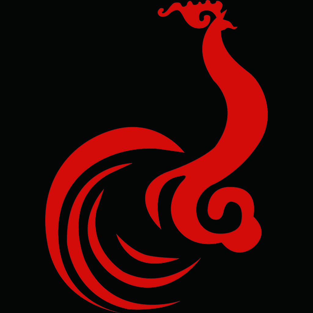 红色凤凰logo设计