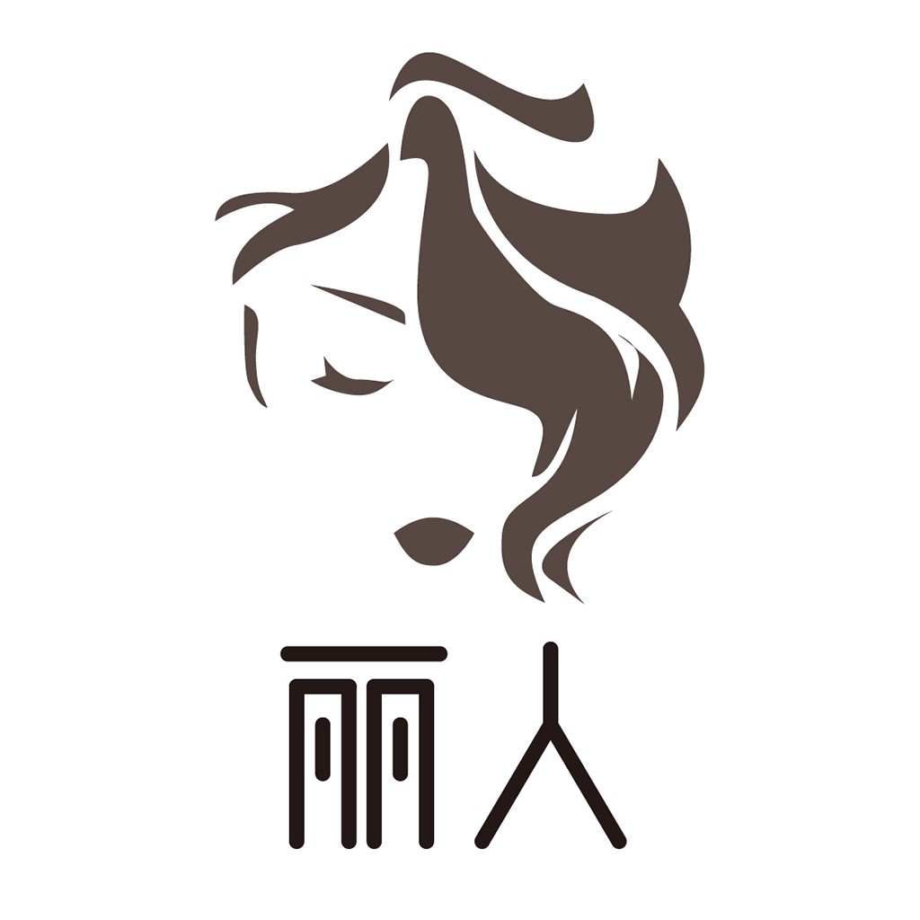 简约女性形象logo设计