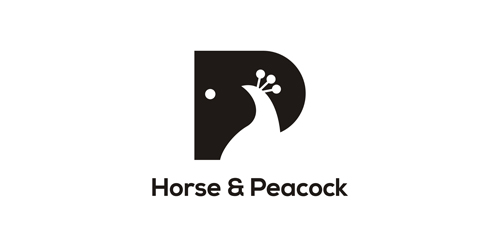 Horse & Peacock Logo设计