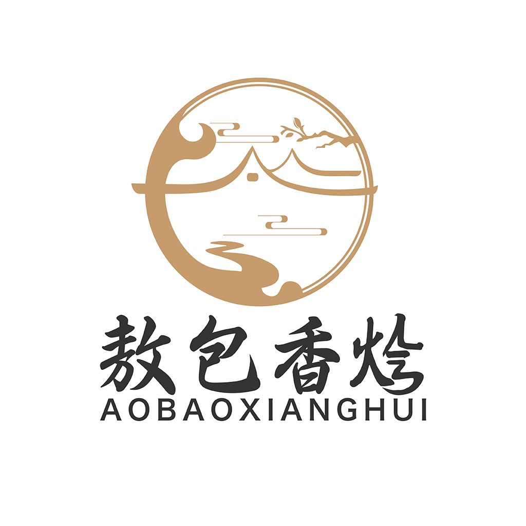 简约山水风logo设计