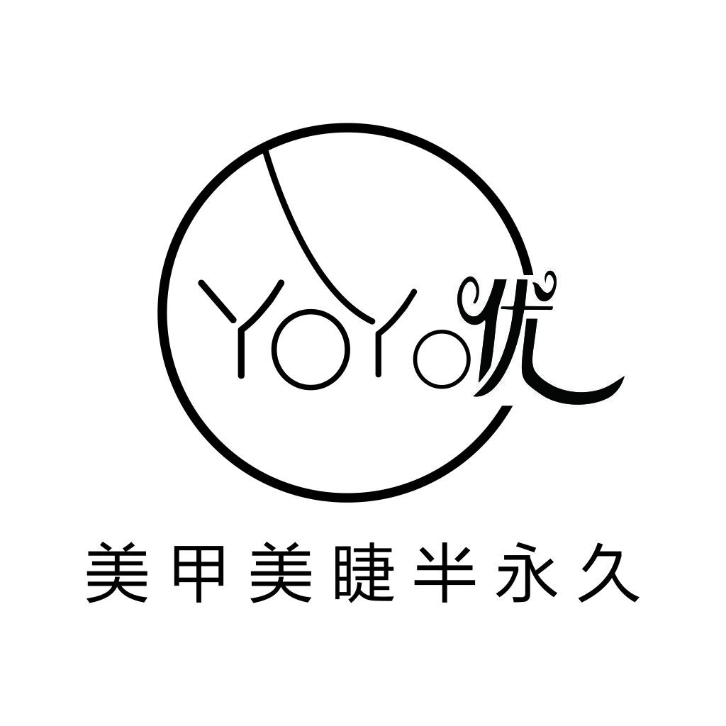 简约线条美甲店logo设计