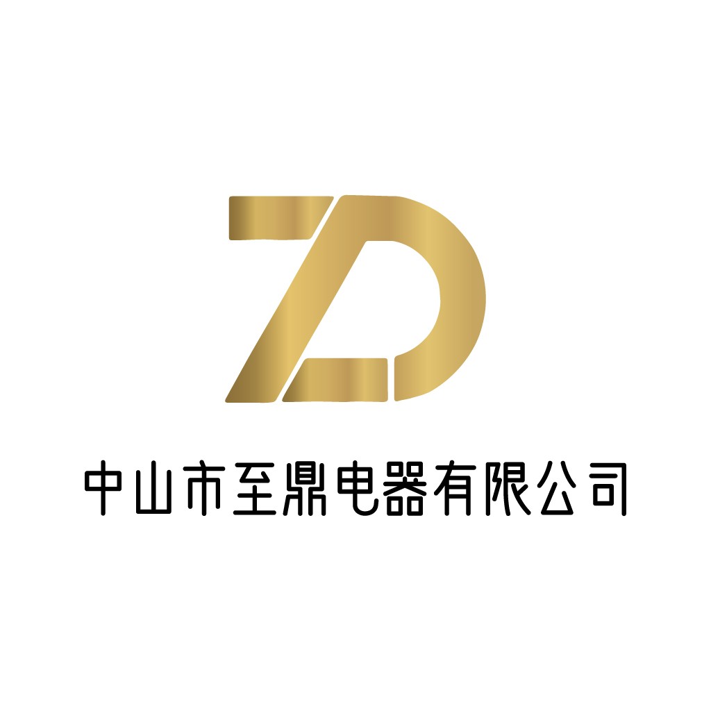现代简约金色字母ZD标志设计