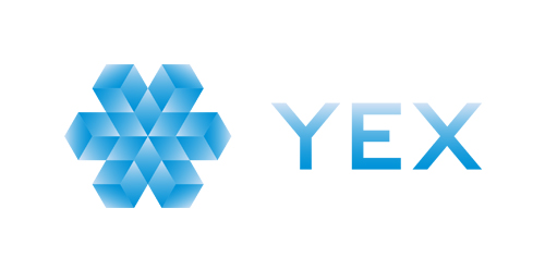 YEX logo设计:科技感十足的六边形图案