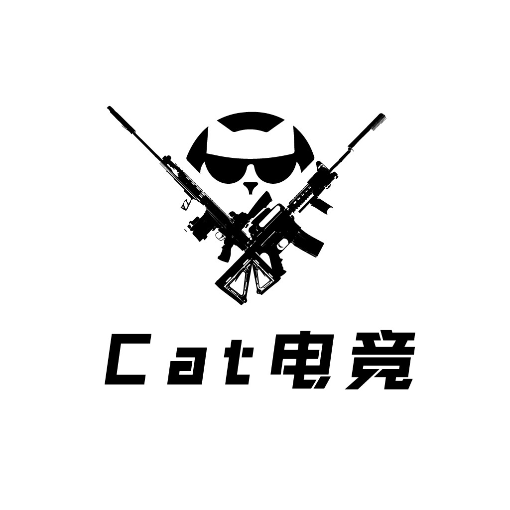 酷炫枪械与骷髅头Logo设计