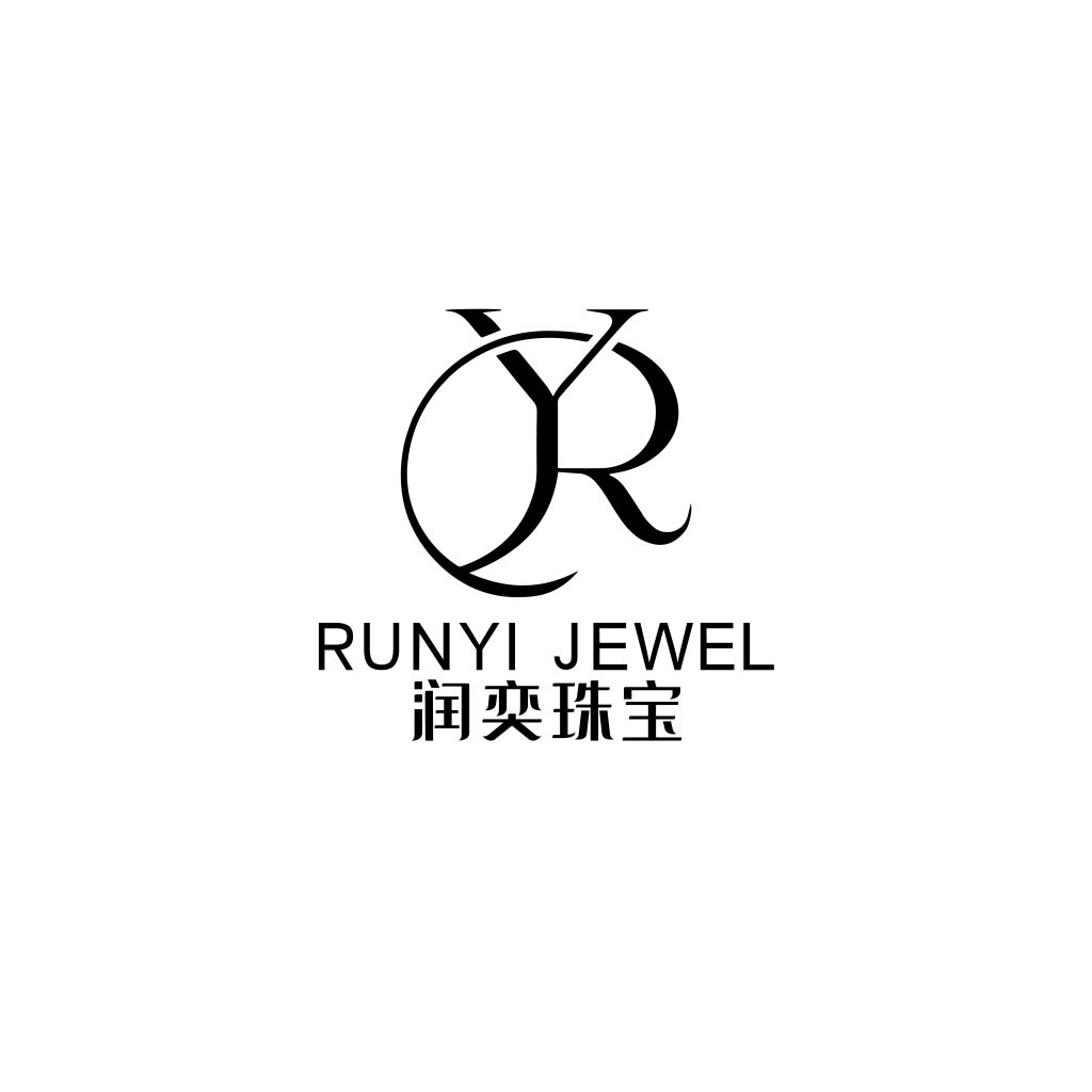 润奕珠宝Logo设计