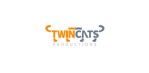 TWINCATS Productions Logo设计