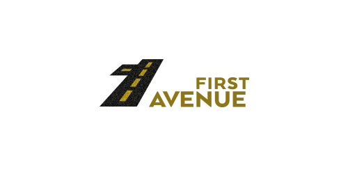 道路标志设计:First Avenue Logo