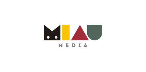 简约猫头鹰媒体logo设计