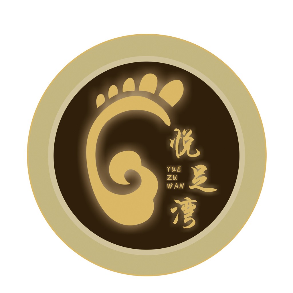 简约优雅的脚印logo设计
