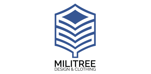 Militree Logo设计:现代简约服装品牌标识