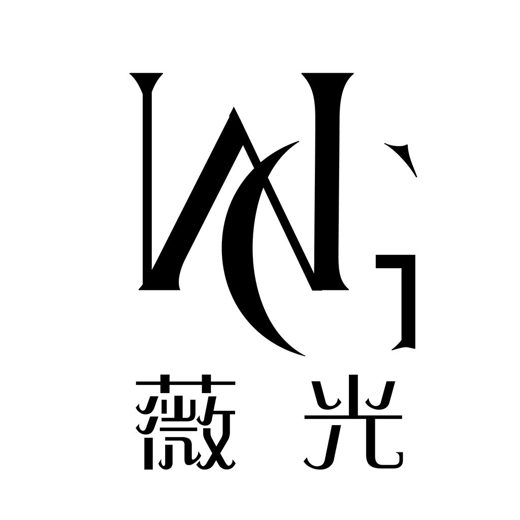 简洁现代的字母与汉字组合logo设计