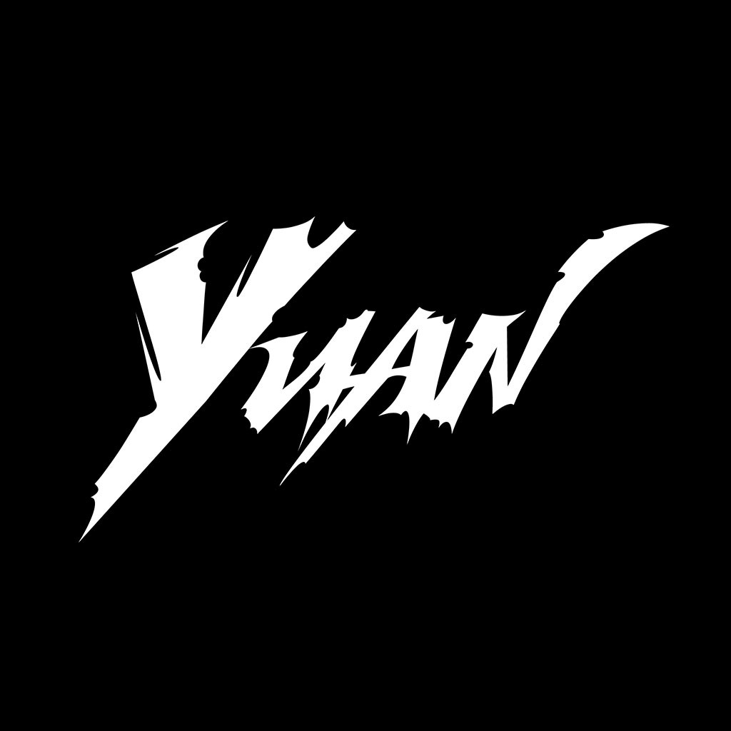 现代极简风格的YAAAN字体logo设计