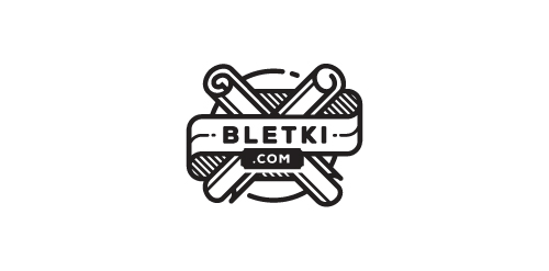 Bletki.com logo设计:简约线条艺术