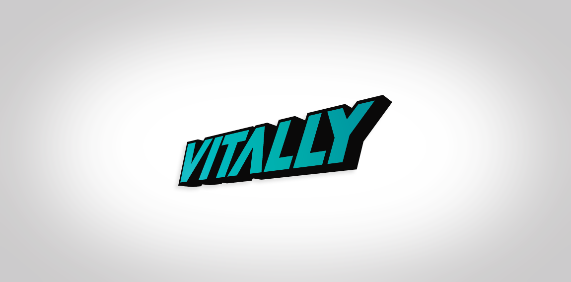 VITALLY Logo设计:现代简洁字体标识