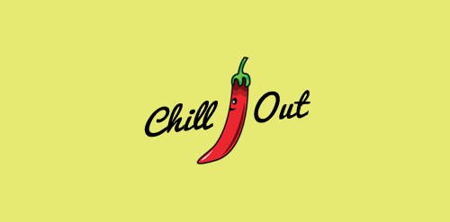 Chill Out辣椒logo设计