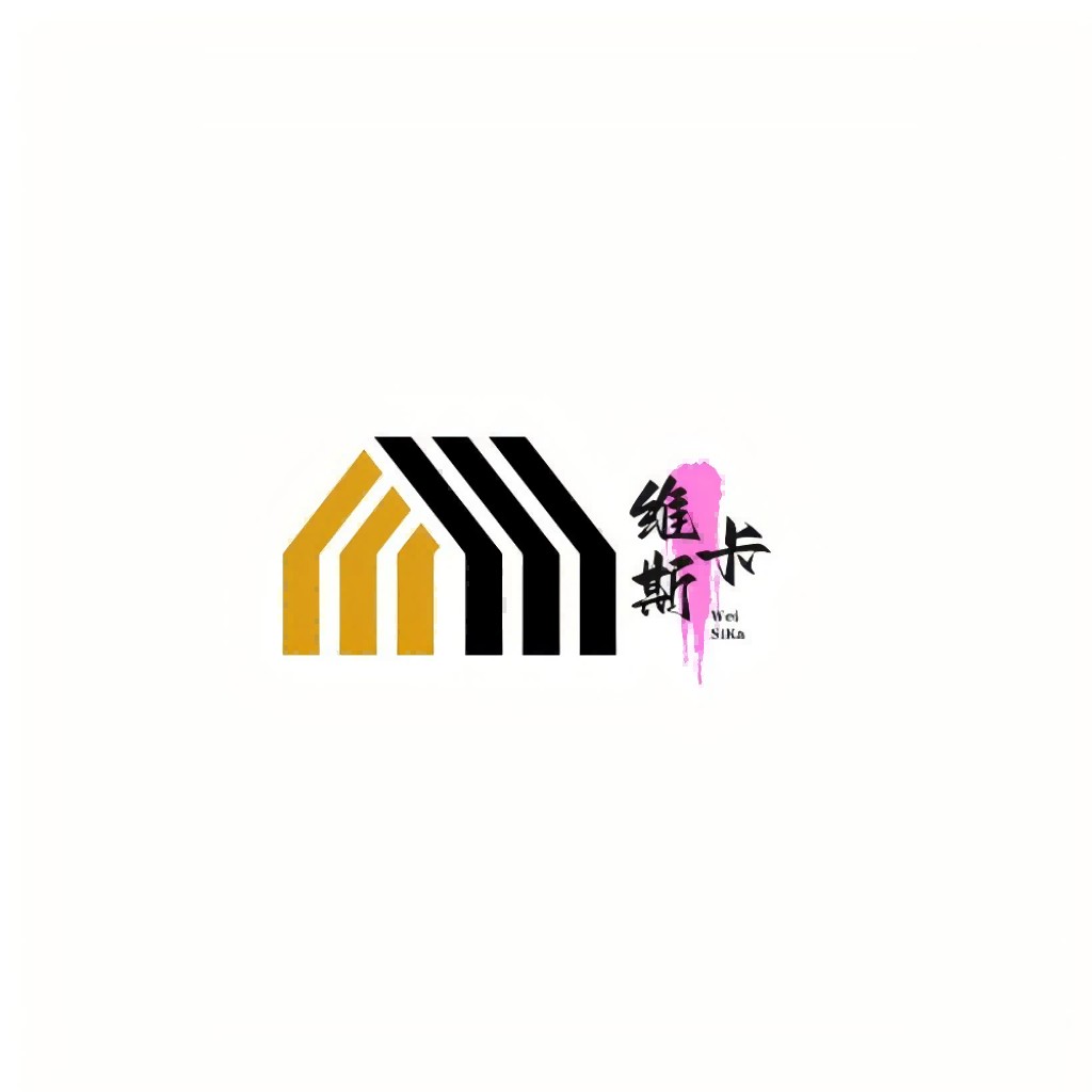 简约几何建筑风格logo设计
