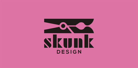 简约风格的Skunk设计logo