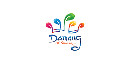 色彩斑斓的Danang logo设计