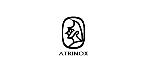 简约大气的Atrinox品牌logo设计