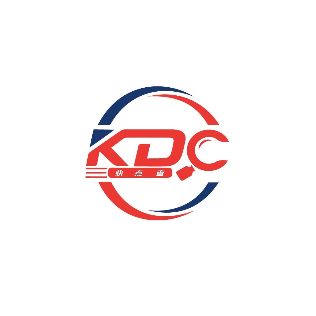 红色蓝色简洁圆圈logo设计