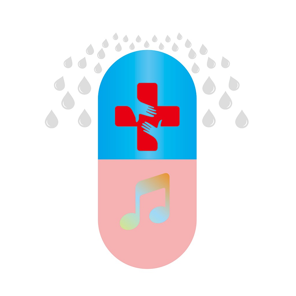 医疗音乐胶囊logo设计