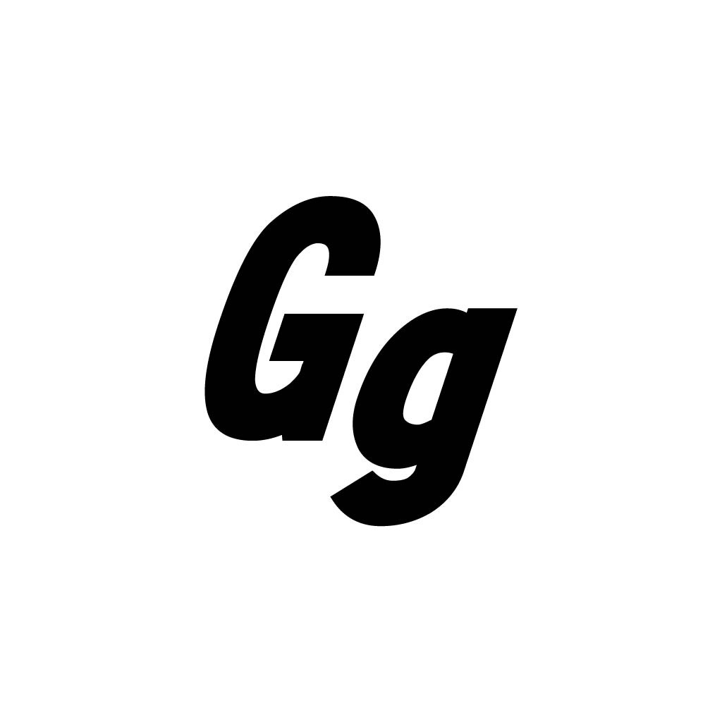 简约时尚字母Gg标志设计