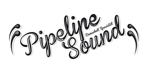 Pipeline Sound logo设计:现代手写风格字体