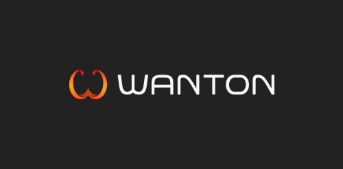 简约现代logo设计:WANTON品牌标识