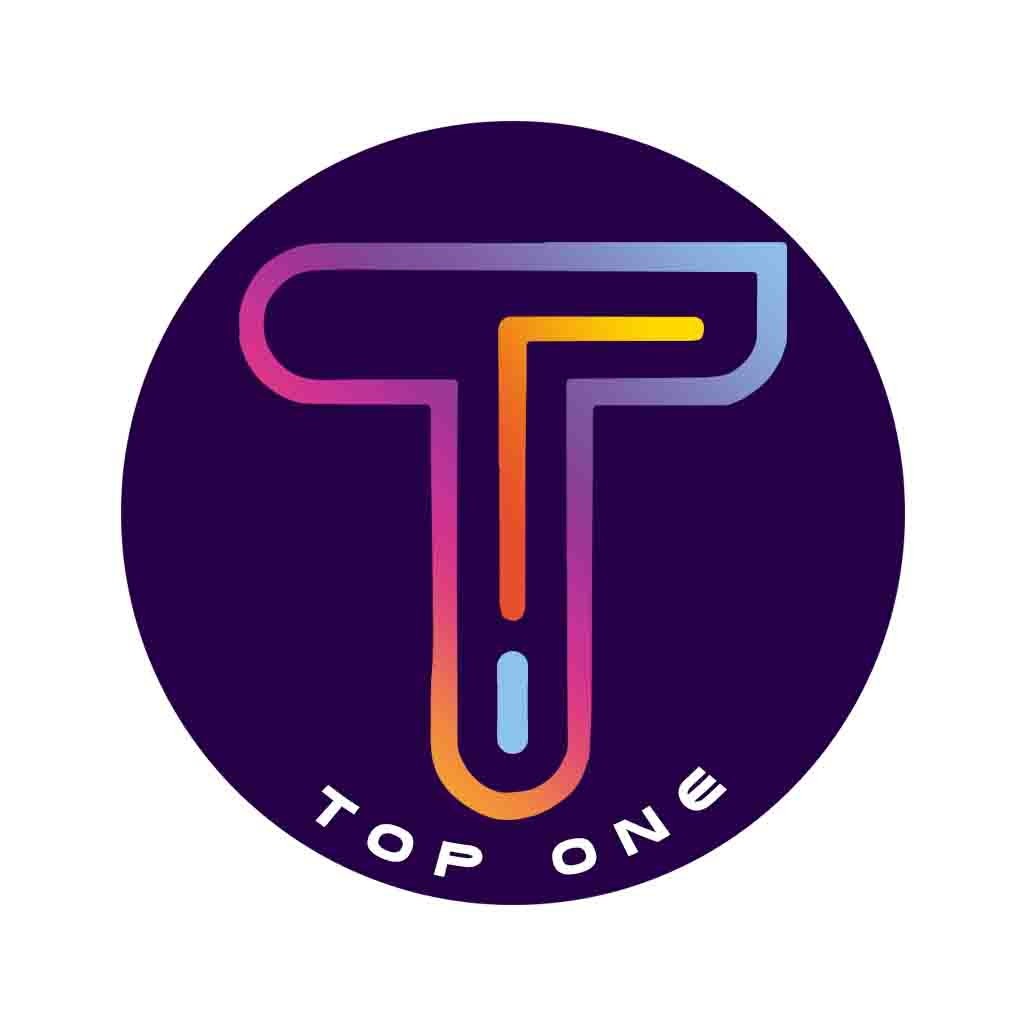 极简渐变色T字母Logo设计