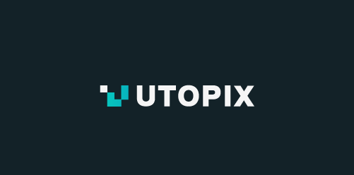 简约现代风格的Utopix Logo设计