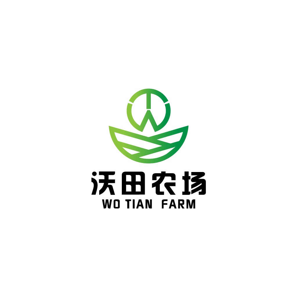 绿色自然农场logo设计