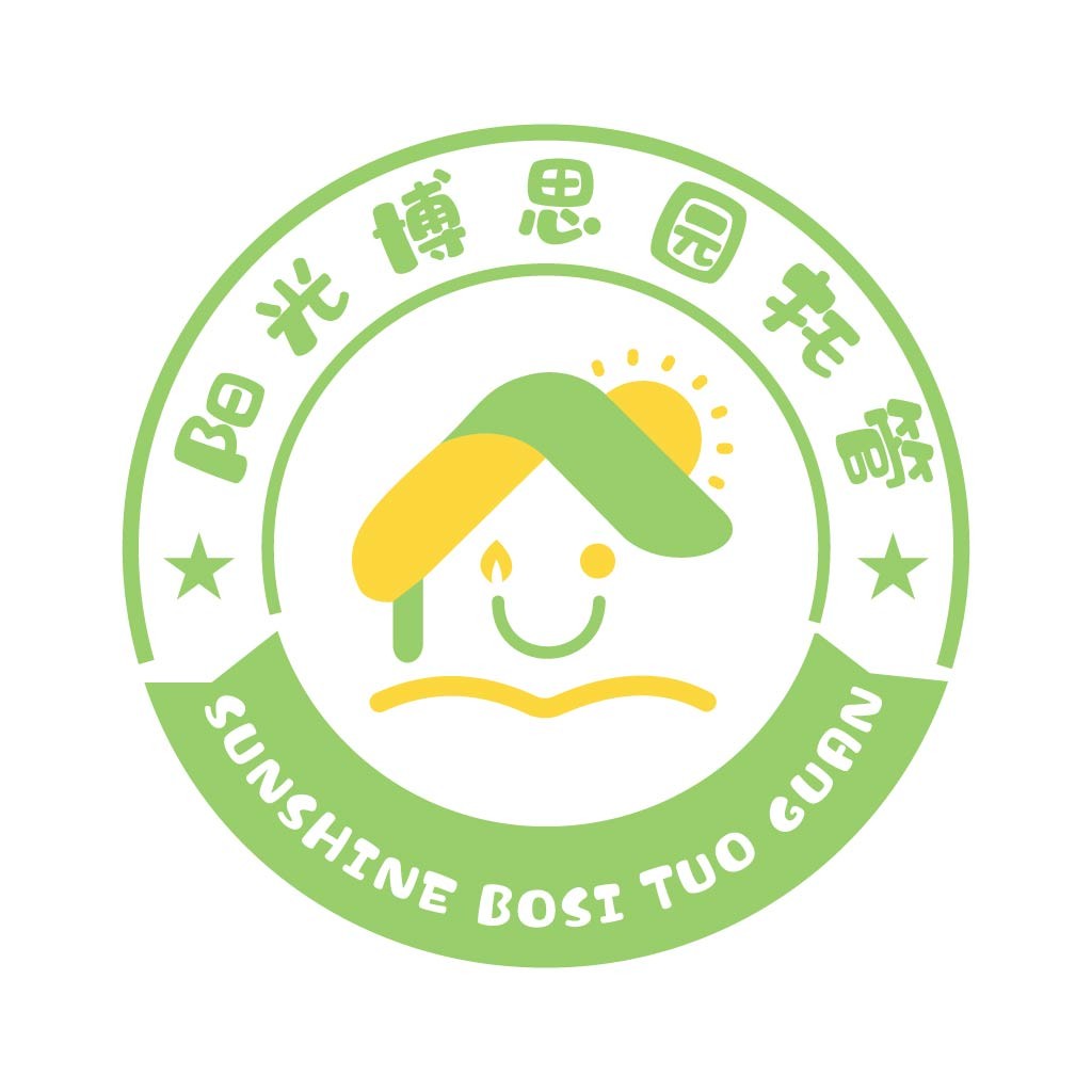 阳光博思思园logo设计