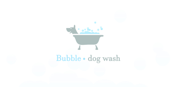 泡泡狗洗浴logo设计