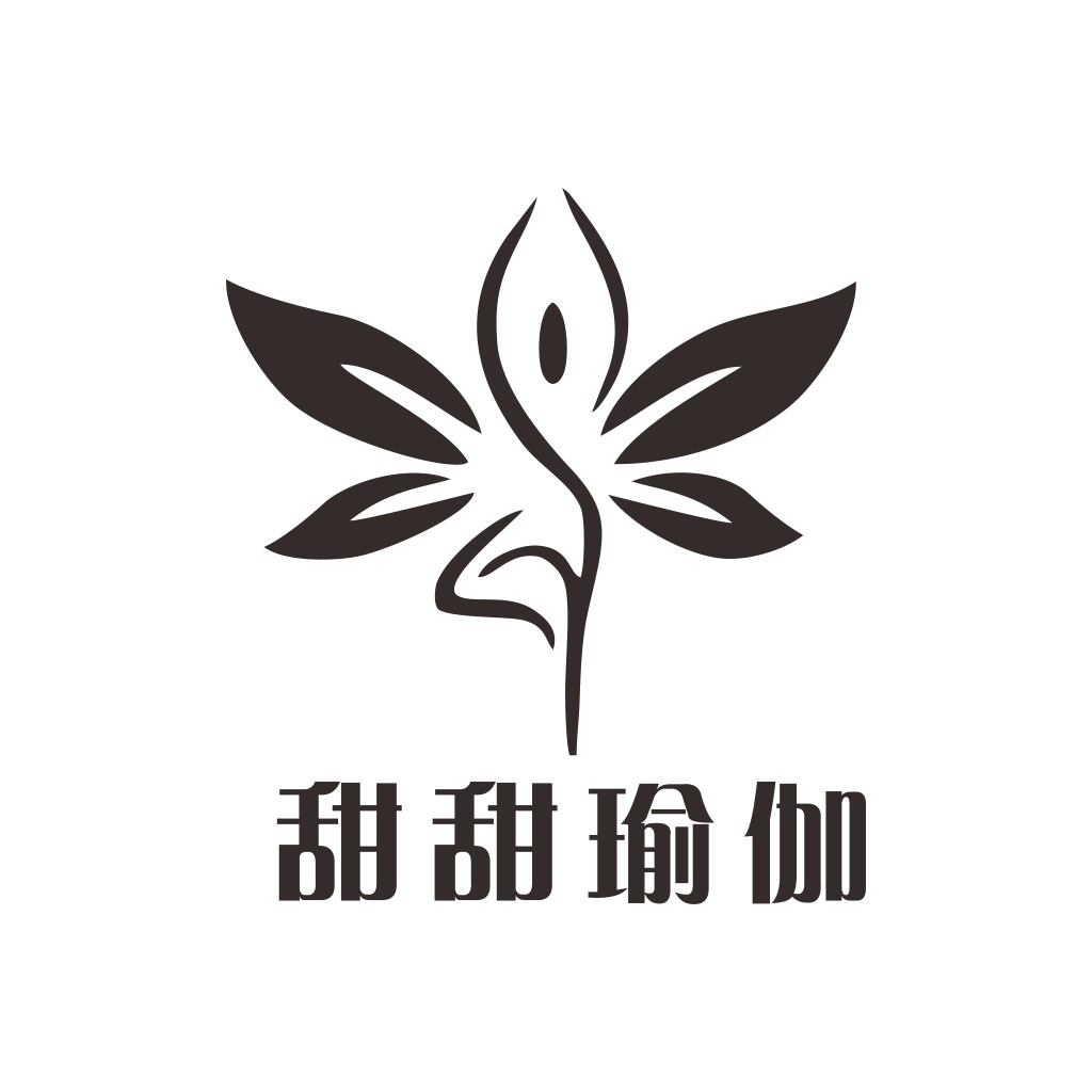 甜甜蜜蜜瑜伽logo设计