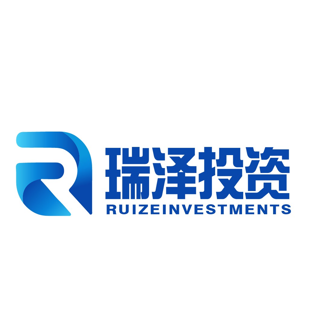 瑞泽投资logo设计:现代简洁金融品牌标识