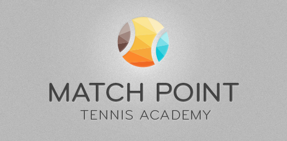 MATCH POINT Tennis Academy Logo Design