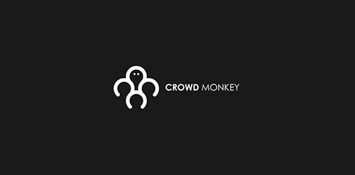 Crowd Monkey Logo Design