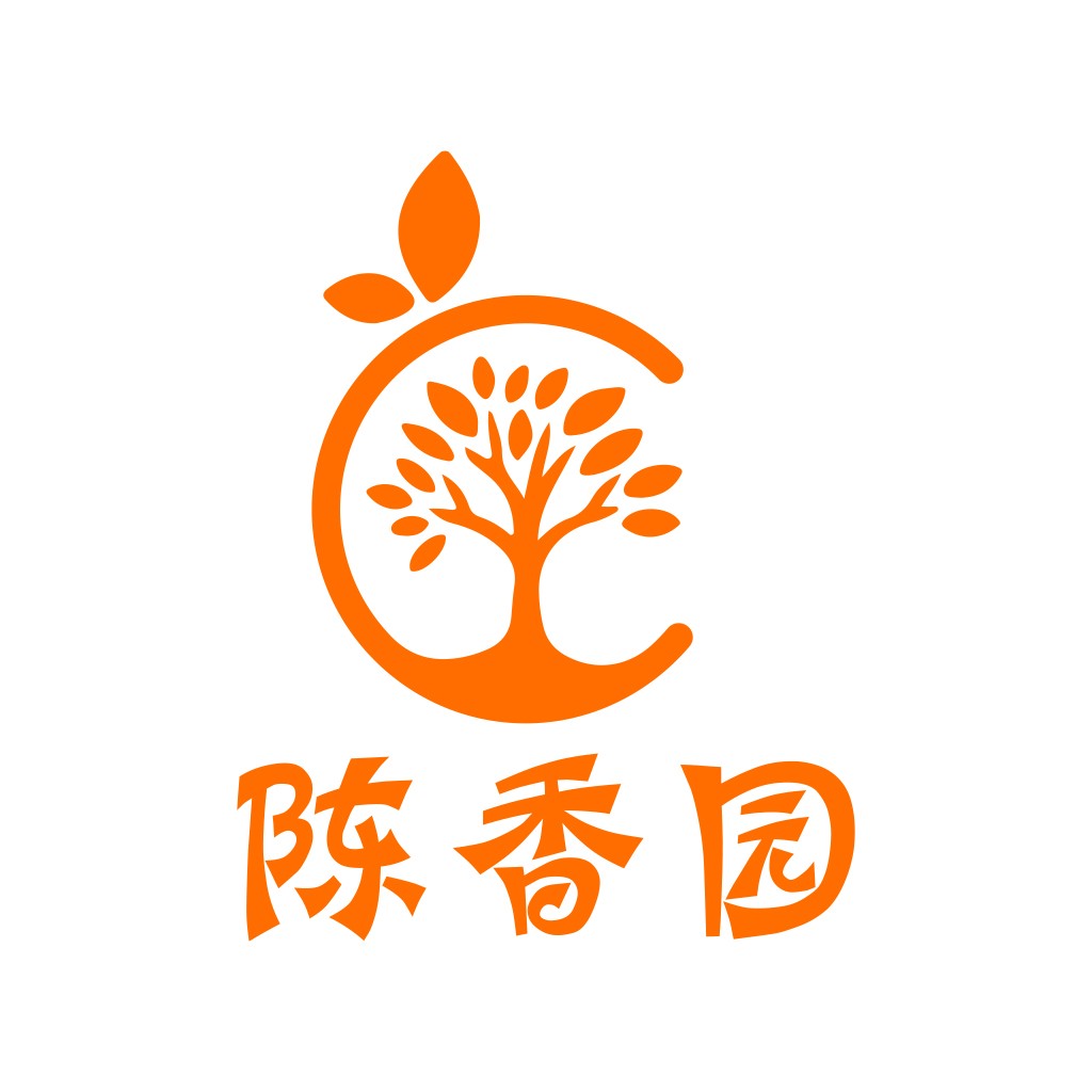 橙色树叶logo设计