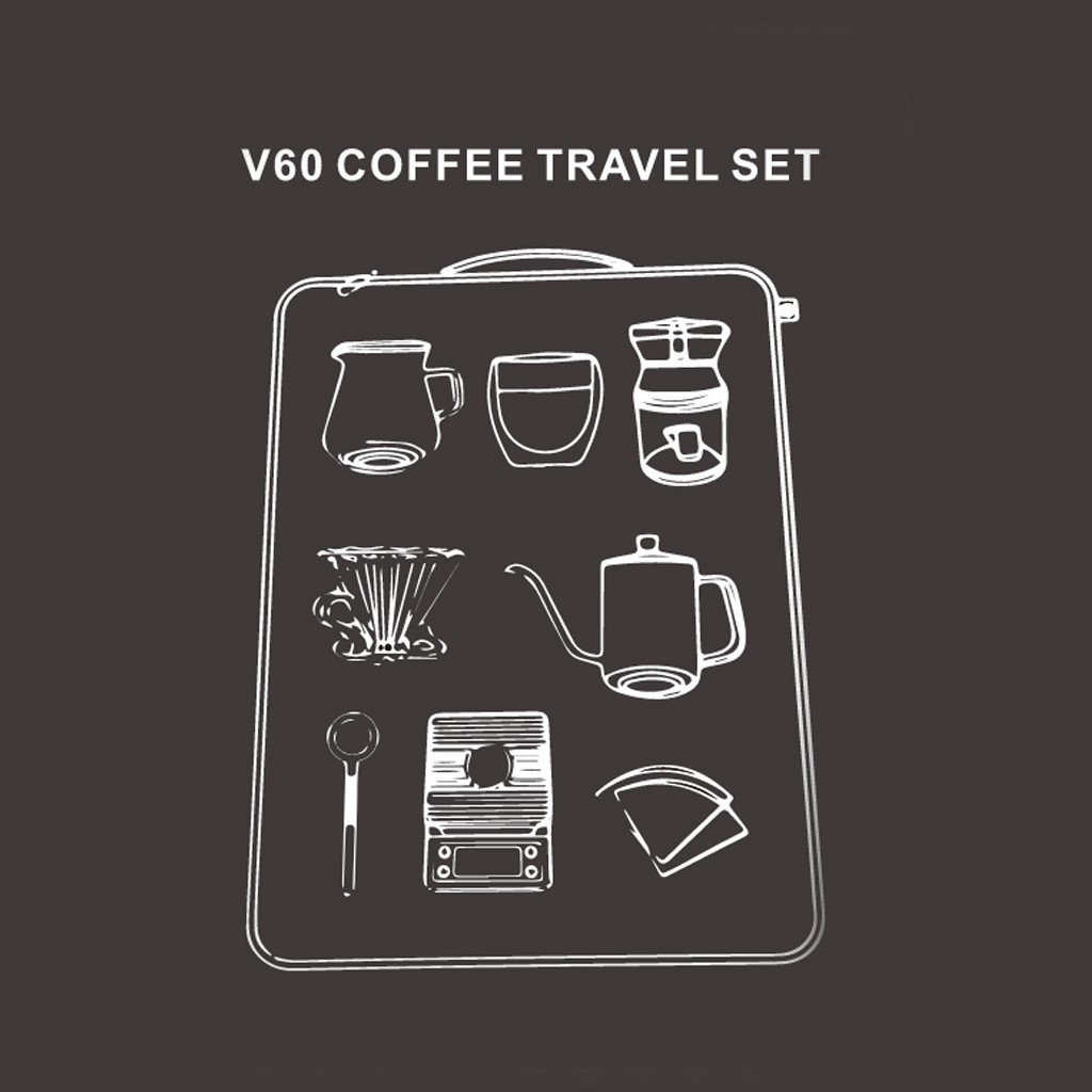V60咖啡旅行套装logo设计