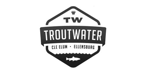 Troutwater Logo设计:简约自然风格
