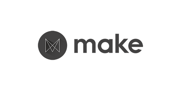 简约现代风格的'Make'品牌logo设计