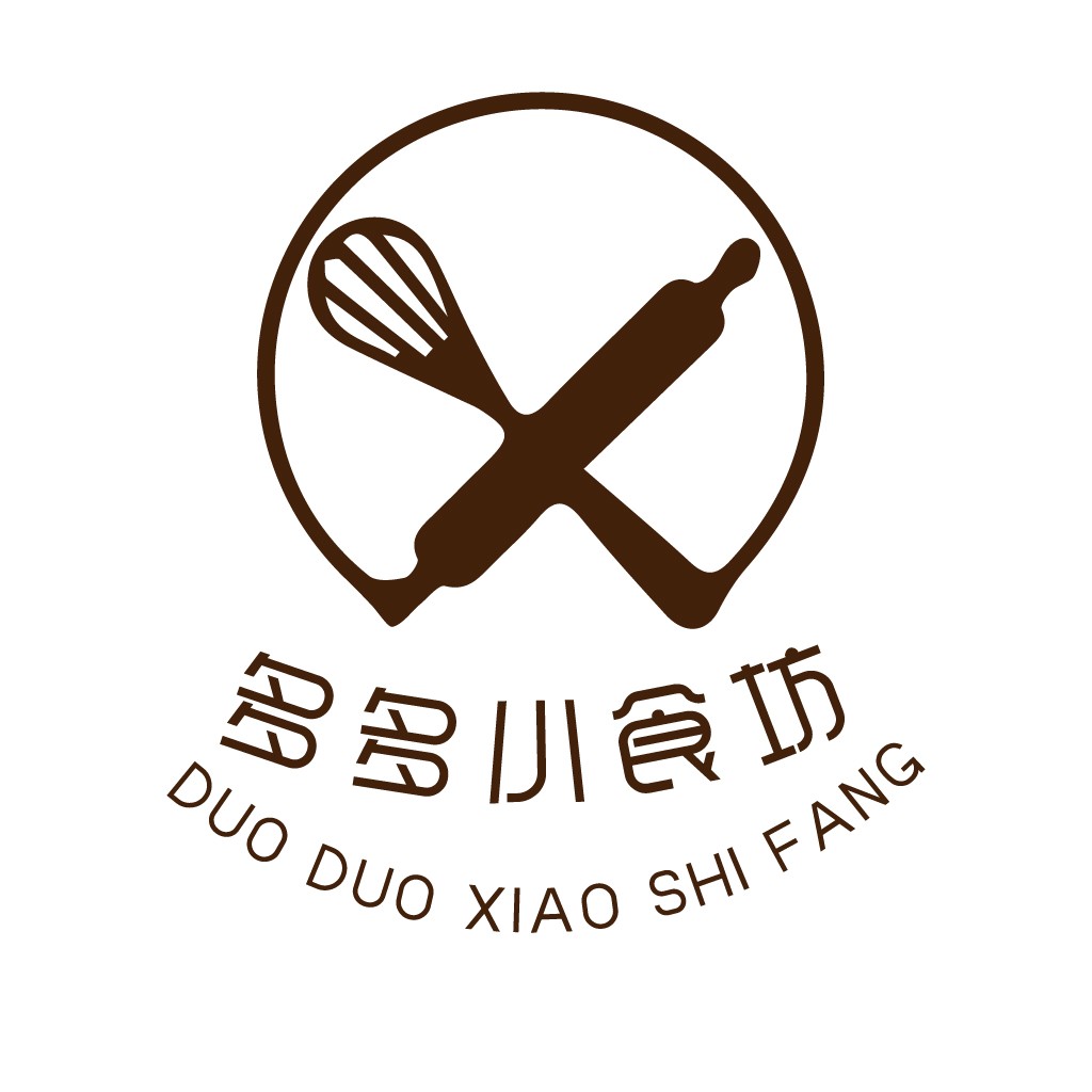创意烘焙logo设计:烤箱与搅拌器的结合