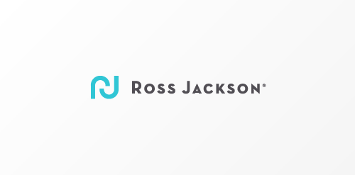 简洁现代的Ross Jackson Logo设计