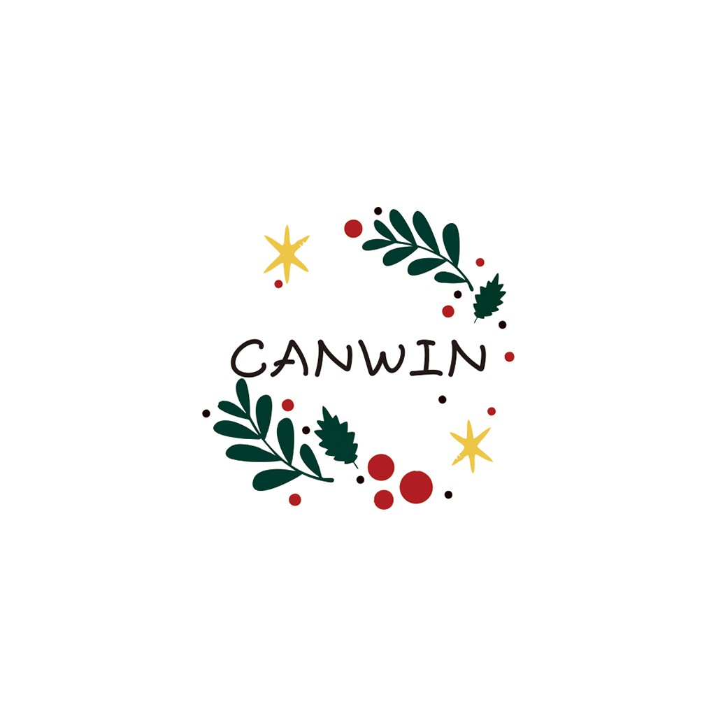 节日主题的Canwin Logo设计