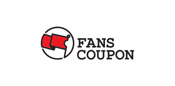 简约现代的FANS COUPON LOGO设计